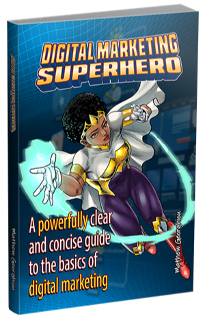 Digital Marketing Superhero Book Cover